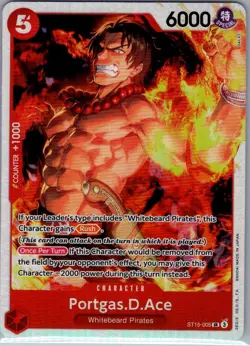 Portgas.D.Ace ST15-005 SR Starter Deck 15 - One Piece Card - NM - Image 1