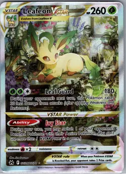 Leafeon VSTAR GG35/GG70 Crown Zenith: Galarian Gallery - Pokemon Card - NM - Image 1