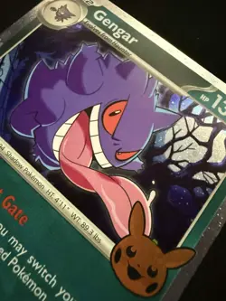 Gengar 057/091 Trick or Trade 2024 Cosmo Holo Pokemon Card Halloween - Image 3