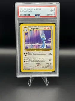 PSA 9 Dragonair 18/102 Base Set Non-Holo Rare Pokemon TCG Card - Image 1