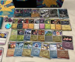 Pokemon Ascended Heroes Opened ETB 150+Bulk Cards! Holo Rare+Reverse Holo+MAR/IR - Image 2