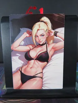 Ino Yamanaka Naruto Custom Art Card NM Anime Sexy Waifu CCG Collectible - Image 1