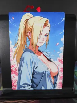 Ino Yamanaka Naruto Custom Art Card NM Anime Sexy Waifu CCG Collectible - Image 1