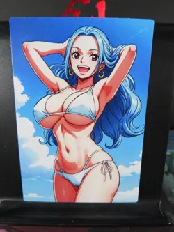 Nefertari Vivi One Piece Custom Art Card NM Anime Sexy Waifu CCG Collectible - Image 1