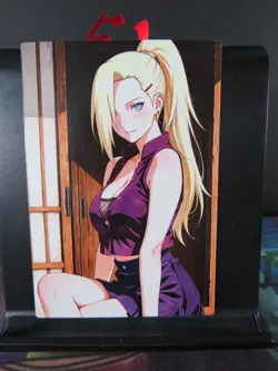 Ino Yamanaka Naruto Custom Art Card NM Anime Sexy Waifu CCG Collectible - Image 1