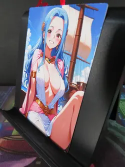 Nefertari Vivi One Piece Custom Art Card NM Anime Sexy Waifu CCG Collectible - Image 2