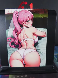 Perona One Piece Custom Art Card NM Anime Sexy Waifu CCG Collectible - Image 1