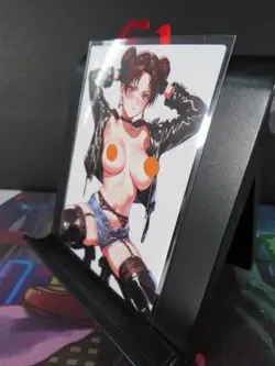 Tenten Naruto Custom Art Card NM Anime Sexy Waifu CCG Collectible - Image 2