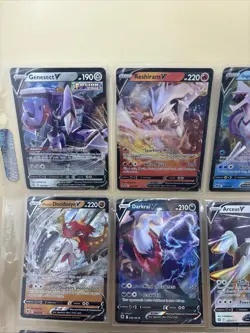 Pokemon TCG V Card Lot Of 9 Near Mint/NM Condition - Image 2