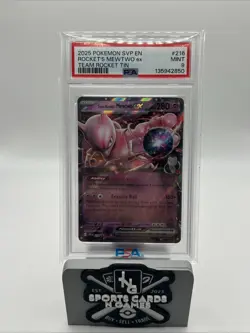 Team Rocket's Mewtwo ex 216 Sv: Scarlet & Violet Promo Cards Holo - Image 1