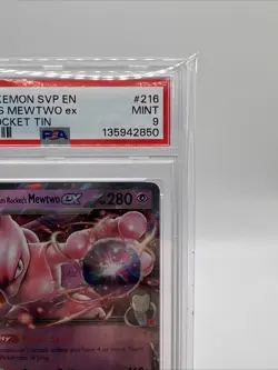 Team Rocket's Mewtwo ex 216 Sv: Scarlet & Violet Promo Cards Holo - Image 5