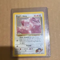 Pokemon TCG Koga's Ditto Holo Rare Card 10/132 Gym Challenge Ungraded - Image 3