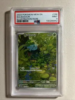 Pokemon TCG Bulbasaur Illustration Rare Card Full Art 166/165 - Image 1
