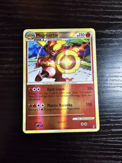 Magmortar 16/95 HGSS Call Of Legends Reverse Holo Rare Pokemon Card - LP - Image 1