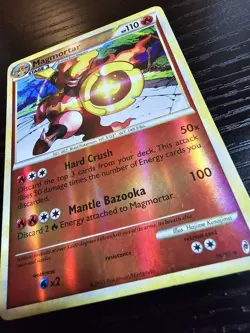 Magmortar 16/95 HGSS Call Of Legends Reverse Holo Rare Pokemon Card - LP - Image 2