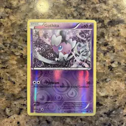 Pokemon TCG Gothita XY Fates Collide 32/124 Reverse Holo Common Card LP-NM - Image 1