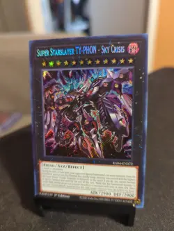 Yu-Gi-Oh! Super Starslayer TY-PHON Sky Crisis RA04-EN072 Secret Rare Card - Image 2