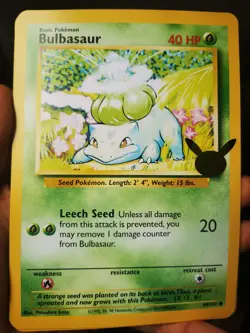 Bulbasaur 044 Jumbo Oversized Pokemon Celebrations Card Pokemon - Image 1
