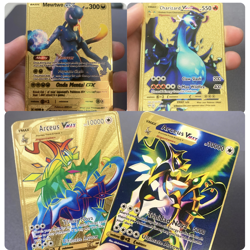 10000point Metal Legendary Cards VMAX Gold Card Limited for Kids Gifts** - Image 1
