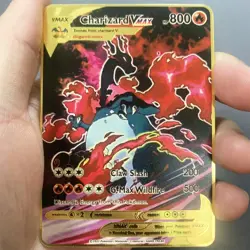 10000point Metal Legendary Cards VMAX Gold Card Limited for Kids Gifts** - Image 5