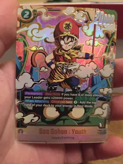 Dragon Ball Super Card Game Son Gohan Youth SCR Foil FB03-139 Card - Image 1