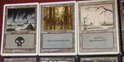 300+ Basic Land ~ Tempest Mirage Ice Age Revised ~ mtg Vintage Mana Lot PLAYED - Image 5