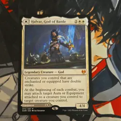 Kaldheim Halvar, God of Battle & Sword of the Realms Legendary MTG - Image 2