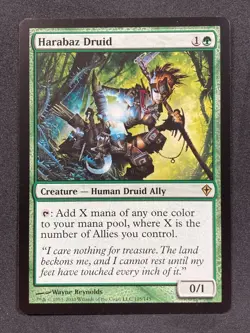 Harabaz Druid Very Lightly Played - VLP - MTG Worldwake - MTG - Image 1