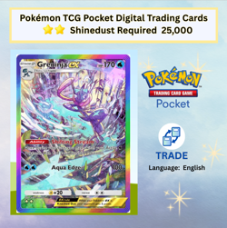 Pokemon Pocket TCG Greninja EX Rainbow 2 Star (English) - Image 1