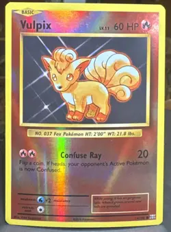 Pokemon Pokemon TCG Vulpix 14/108 Evolutions Reverse Holo Mint Card - Image 1