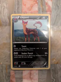 Pokemon Liepard 67/114 Black & White Rare Stage 1 80 HP Regular Card - Image 1