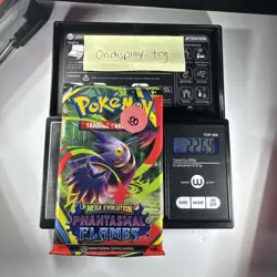 22.64g Mega Evolution Phantasmal Flames Pokemon Booster Pack - Sealed - Image 1