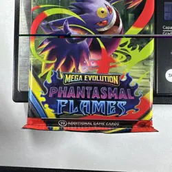 22.64g Mega Evolution Phantasmal Flames Pokemon Booster Pack - Sealed - Image 2