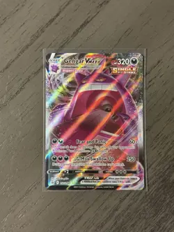 Pokemon TCG Gengar VMAX 157/264 Fusion Strike Ultra Rare Full Art Holo Card - Image 1