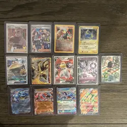13 Card Pokemon Assorted Hit Lot EX, GX, SR, Vintage Holos, Trainers, + More - Image 1