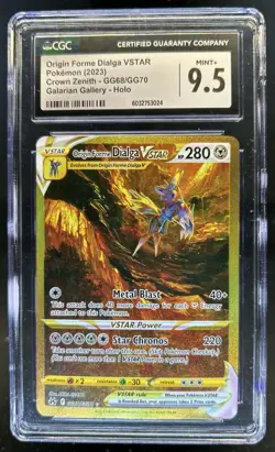 2023 Pokemon SWSH Origin Forme Dialga VST Galarian Gallery #GG68/GG70 CGC 9.5 - Image 1