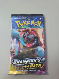 *EMPTY* POKEMON SWORD & SHIELD CHAMPION'S PATH BOOSTER PACK With Code Card - Image 1