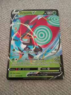 Pokemon TCG Orbeetle V SWSH078 SWSH: Sword & Shield Promo Holo Promo Card - Image 1