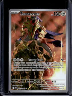 2025 Pokemon Destined Rivals Zamazenta #201/182 - Image 1