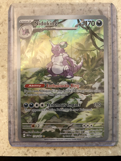 Nidoking 174/165 Sv: Scarlet & Violet 151 Holo, pokemon cards, TCG, 151 - Image 1
