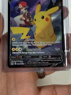Pikachu V TG16/TG30 Swsh11: Lost Origin Trainer Gallery Holo NM Pokemon TCG - Image 4