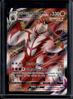 2021 Pokemon SWSH Battle Styles Single Strike Urshifu VM #086/163 - Image 1