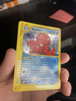 Octillery H20/H32 Aquapolis 2002 Holo Rare e-series Nintendo Pokemon Card TCG - Image 2
