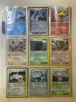 Pokemon Card Lot 9 Vintage Cosmos Holos 🔥 SWIRL ON EVERY CARD! 2006-2010 LP-HP - Image 1