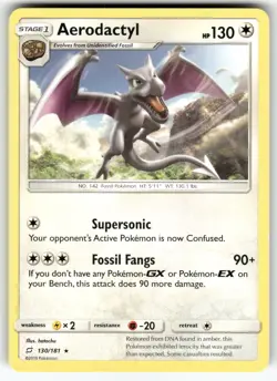 Aerodactyl SM - Team Up Rare Pokemon Lightly played - Image 1