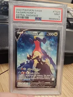PSA 9 Garchomp V TG23 Astral Radiance Pokemon Card - Image 1