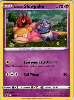Galarian Slowpoke - SWSH126 SWSH: Sword & Shield Promo Cards Pokemon NM Holo - Image 1