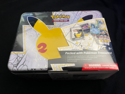 Pokemon TCG:25th Anniversary Celebrations Treasure Chest Lunchbox Tin NEW/SEALED - Image 2