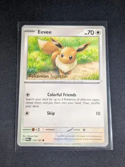 Pikachu 025 & Eevee 133 - Pokemon Together PROMO Stamped - NM Condition - Image 5