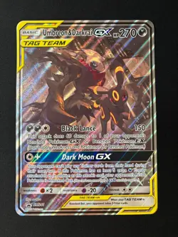 2020 Pokemon Umbreon & Darkrai GX Tag Team Black Star Promo SM241 (JUMBO) - Image 1